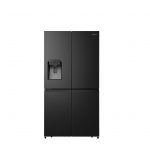HISENSE REF 68 WCB 522L, No Frost, 4DOORS, Black  Color, R600 Gas, Water Dispenser and Ice maker, Invertor Technology, Triple Cooling System